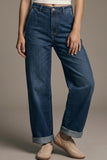 The Q2 Wide Leg Jeans- Blue