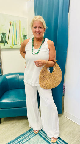 Malibu Tank Top - White