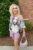Marilyn Printed Italian Sweater