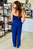 The Maddy Tube Solid Ruched Jumpsuit