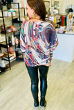 Black Heart Italian Printed Sweater