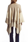 The Q2 Asymmetrical Poncho - Beige