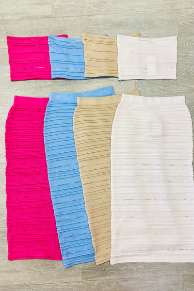 Q2 Tube Crochet Crop Top