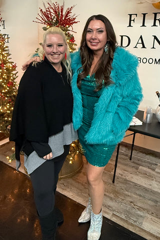 Sarah Jessica Minky Fur Jacket