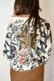 Fashion Star Italian Printed Sweater