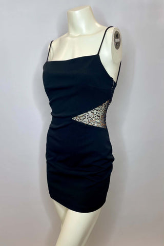 JUMP Sequin Side Cut Out Dress