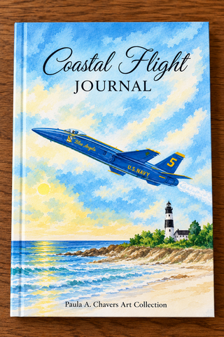 Blue Angels Licensed Journals by Paula A. Chavers Art Collection