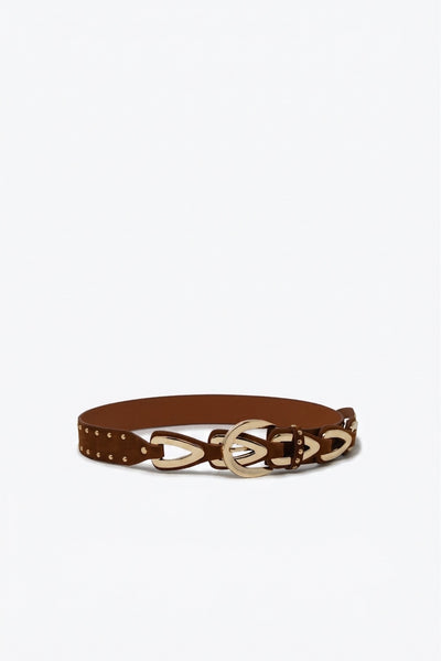 Q2 Studded Western Buckle Waist Belt