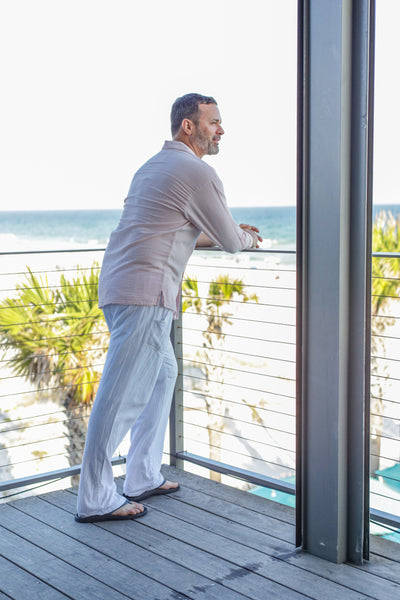 The Santorini Pants Men's - White