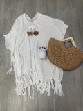 Tassel Knit Beach Coverup