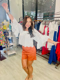 Vanna Sandra Flouncy Eyelet Top