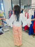 Vanna Sandra Flouncy Eyelet Top