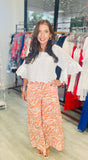 Vanna Sandra Flouncy Eyelet Top