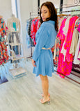 The Long Island Tunic Button Down Dress