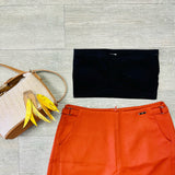 The Q2 High Waist Shorts - Orange