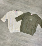 The Special Irregular V-neck Sweater Top