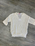 The Special Irregular V-neck Sweater Top