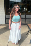 Q2 Rectangular Oversized Sunglasses - Cream