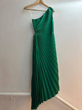 The Francesca Pleated One Shoulder Side Cutout Dress