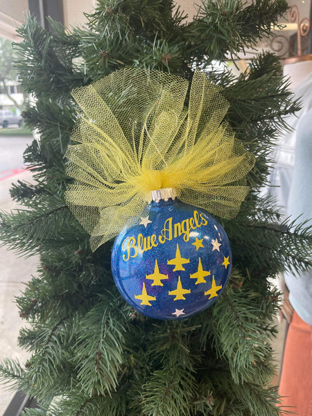 Blue Angel Ornaments -Blue