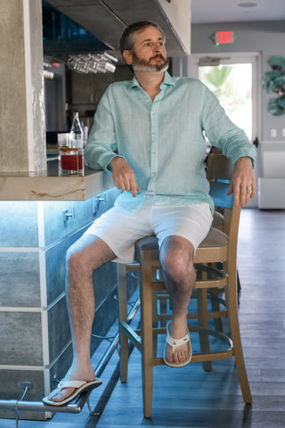 The Ricardo Men’s Turkish Linen Button Down Shirt