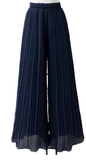 Italian Pleated Wide Legs Pants -One Size