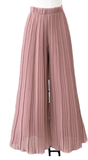 Italian Pleated Wide Legs Pants -One Size