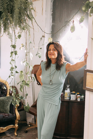 Italian Vacation 2pc Top and Pants Set