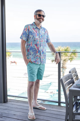Island Breeze Hawaiian Shirt - Men's