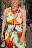 Ralph Lauren Colorful Wrap Maxi Dress - Multi