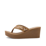 Yellow Box Wilfred Wedge Flip Flop Sandal