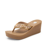 Yellow Box Wilfred Wedge Flip Flop Sandal