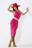 Q2 Maxi Crochet Knit Dress
