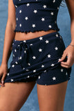 Star Graphic Top with Matching Skort Set
