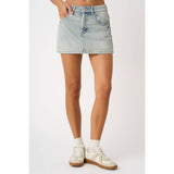 Washed Denim Classic Mini Skort