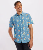 Gator Flavor Hawaiian Shirt - Men's Fun Vacation Button Dow