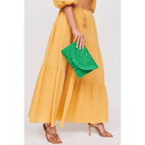 Aegean Straw Clutch