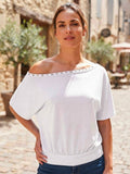 Made in Italy Solid Asymmetric Top