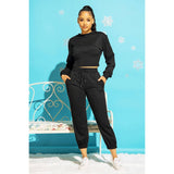 Cropped French Terry Jogger Sweatpants