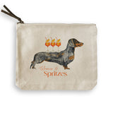 Dachshund with Aperol Spritz: Dishtowel