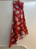 The Tuscany Italian Satin Dress with Scarf