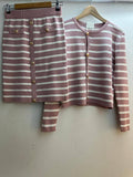 Yacht Club 2pc Striped Top & Skirt Set