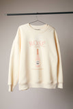 'ROSE' Graphic Fleece Sweatshirt