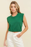 Game Day Rib Neck Knit Sweater
