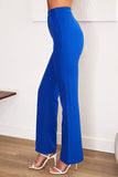 Venti6 Side Zipper Flared Dress Pants