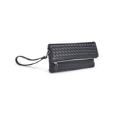 Aria Woven Wristlet Clutch - Oatmilk