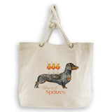 Dachshund with Aperol Spritz: Dishtowel