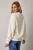 'ROSE' Graphic Fleece Sweatshirt