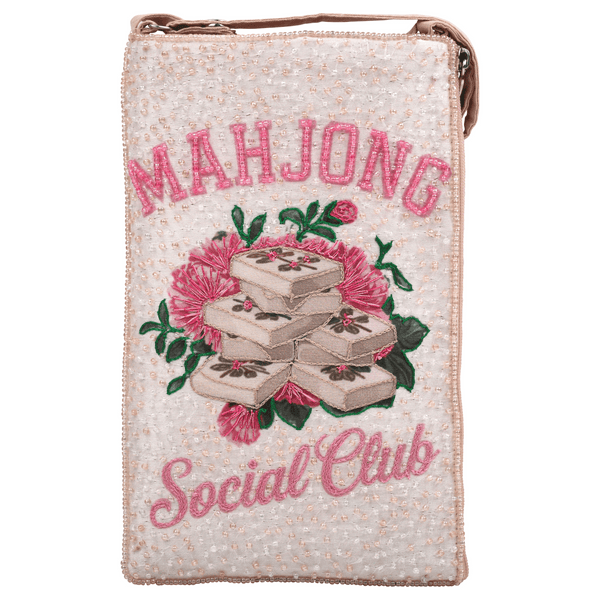 Mahjong Floral Club Bag / Crossbody Bag