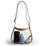 Sara Clear Purse - Metallic Gold